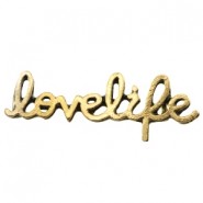 Inspirational words Love_Life Antiek goud